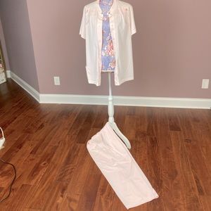 Plus Size Shadow line Light Pink Pajama Set Size 40